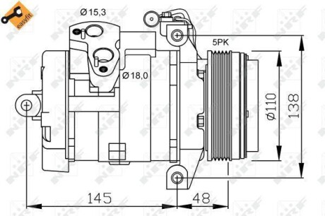 Компресор NRF 32432