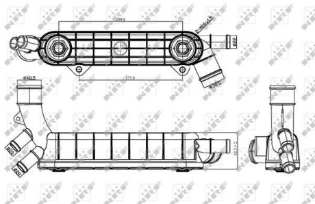 Радіатор масляний NRF 31316