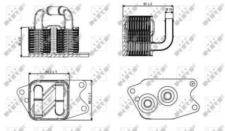 Радіатор масляний NRF 31265