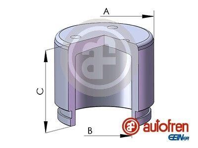 Поршень супорта пер. Tucson 15-/i40 11-/Sportage IV 15- (61x53mm)(Mobis) AUTOFREN D025736