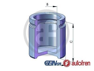Поршень супорта зад. Nubira 97- (32х44 mm) (Dac) AUTOFREN D025581