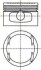 Поршень з кільцями OPEL 79.50 1.6I 16V С16XE/X16XE/X16XEL NURAL 87-307807-10 (фото 1)