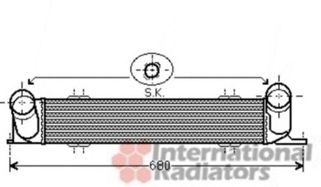 Інтеркулер BMW VAN WEZEL 06004378