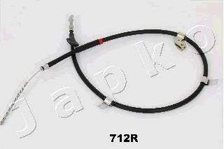 Трос стоянкового гальма Forester 97-/Impreza 00-(парн. арт: 131712L), П. JAPKO 131712R