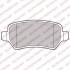 Комплект гальмівних колодок з 4 шт. дисків DELPHI LP2209 (фото 1)