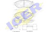Комплект гальмівних колодок (дискових) ICER 141803-203 (фото 1)