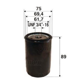 Фільтр масляний FORD USA/FORD/LAND ROVER/MAZDA Mustang/Focus/Range Rover/6 "1,0-2,5 "00>> VALEO 586083