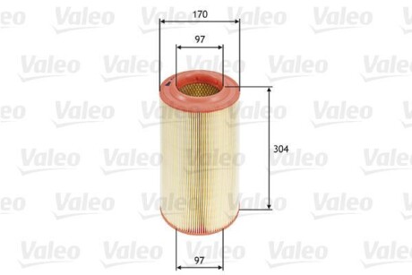Фільтр повітряний CITROEN/FIAT/IVECO/PEUGEOT Jumper/Ducato/Daily/Boxer "2,0-3,0 "06>> VALEO 585694