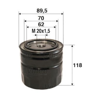 Фільтр масляний CITROEN/FORD/LDV/PEUGEOT Jumper/Scorpio/400/Boxer "2,3-3,0 "78-04 VALEO 586035