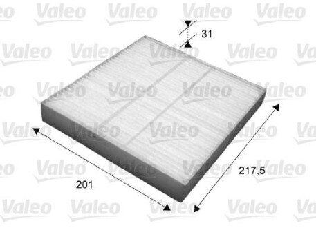 Фільтр салону CITROEN/INFINITI/NISSAN/PEUGEOT C4/FX/X-Trail/4008 "1,5-5,0 "01>> VALEO 715631