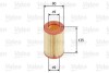 Фільтр повітряний SMART Cabrio/City-Coupe/Crossblade/Fortwo "0,6-0,7 "98-07 VALEO 585660 (фото 1)