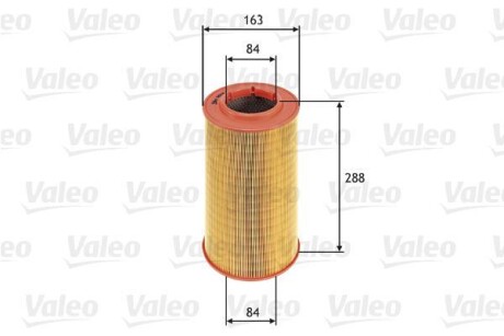 Фільтр повітряний CITROEN/FIAT/PEUGEOT Jumper/Ducato/Boxer "1,9-3,0 "94>> VALEO 585614