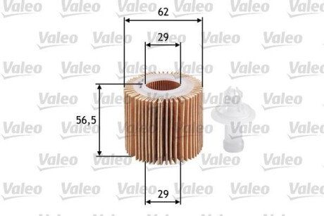Фільтр масляний DAIHATSU/SUBARU/TOYOTA Sirion/Justy/Auris "1,0-1,5 "05>> VALEO 586583