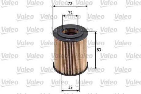 Фільтр масляний CHRYSLER/MINI Neon/Cooper "1,4-1,6 "01-10 VALEO 586542