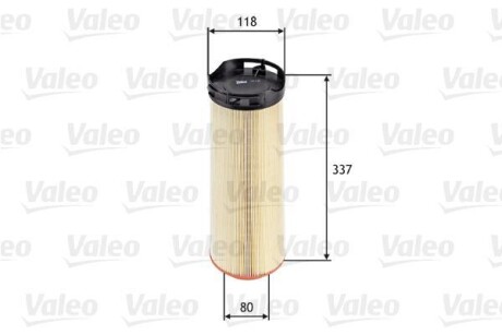 Фільтр повітряний MB C-Class/CLK/Clc-Class "2,1 "00-11 VALEO 585648