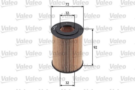 Фільтр масляний CHEVROLET/OPEL Cruze/Astra "1,7 "03>> VALEO 586568