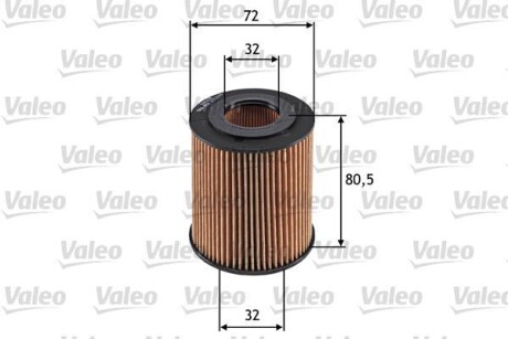 Фільтр масляний BMW 1/3/5/X1/X3/Z4 "1,6-2,0 "01-15 VALEO 586551