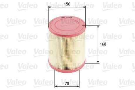 Фільтр повітряний AUDI A6 "2,0 "04-11 VALEO 585676