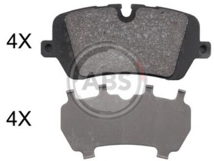 Колодка гальм. диск. задн. (ABS) A.B.S. 37981