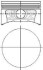 Поршень з кільцями FORD 81.10 1.8 16V ZETEC NURAL 87-786507-00 (фото 1)