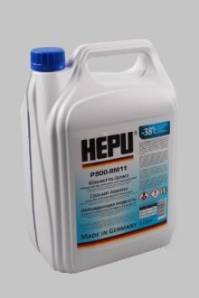 Антифриз G11 READY MIX BLUE -38°C (Каністра 5л) HEPU P900-RM11-005