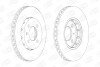 Гальмівний диск перед. Seat Mii/Skoda Citigo 11-19 компл. 2шт CHAMPION 562727CH (фото 1)