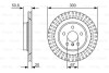 ДИСК ГАЛЬМIВНИЙ ЗАДНIЙ BOSCH 0986479C95 (фото 1)