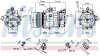 Компресор кондиціонера POLO V 1.6 10-22 NISSENS 890659 (фото 1)