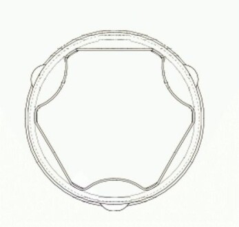 Пильовик ШРКШ внутр MAZDA (GKN) SPIDAN 36744