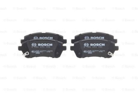 ДИСКОВI КОЛОДКИ ПЕРЕДНI BOSCH 0986494904