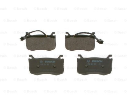 Фото дискові колодки передні BOSCH 0986424385 ДИСКОВІ КОЛОДКИ ПЕРЕДНІ BOSCH 0986424385