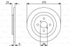 ДИСК ГАЛЬМIВНИЙ ЗАДНIЙ BOSCH 0986479360 (фото 6)