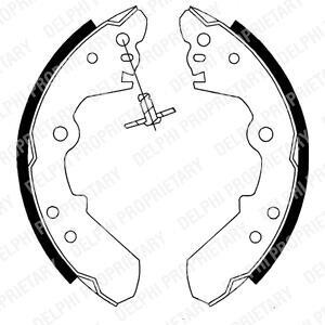 БАРАБАННI КОЛОДКИ DELPHI LS1687