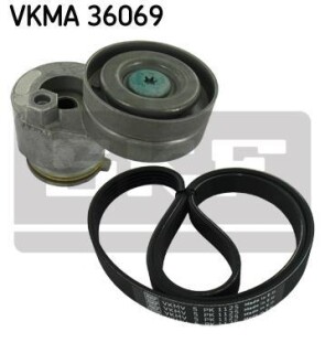 Фото комплект ременів поліклинових SKF VKMA 36069 Комплект ременів поліклинових SKF VKMA 36069