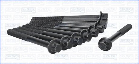 Комплект болтів ГБЦ Nissan Qashqai 2.0 07-13/ Tiida 1.8 04-12/ X-Trail 2.0 07-13/ Renault Fluence 2. AJUSA 81042900
