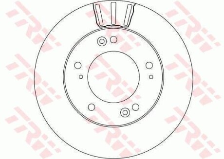 Диск зчеплення TRW DF4172