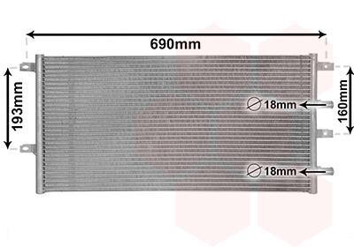 Радіатор охолодження IVECO DAILY 11- VAN WEZEL 28002131