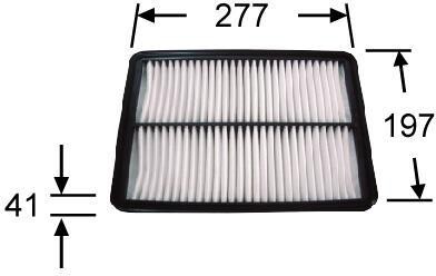 Фільтр повітряний двигуна JS ASAKASHI A9424