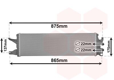 Радіатор охолодження VW Multivan/T6 2.0 TDI 15- VAN WEZEL 58012722