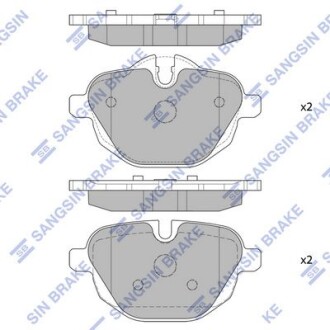 Комплект гальмівних колодок Hi-Q (SANGSIN) SP2275