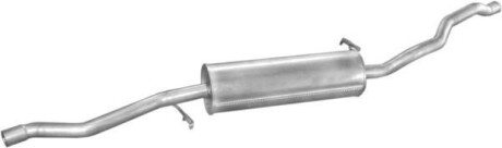 Глушник центр. VW SHARAN, FORD GALAXY 1.9 D POLMOSTROW 08.543