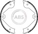 Колодка гальм. барабан. (ABS) A.B.S. 9177 (фото 1)