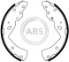 Колодка гальм. барабан. (ABS) A.B.S. 9086 (фото 1)