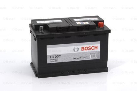 Акумулятор 100Ah-12v (T3032) (315x175x210),R,EN720 BOSCH 0092T30320