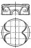 Поршень з кільцями BMW 84,00 1.6/2.0 i N45/N46/N42/N40 01- (Mahle) MAHLE / KNECHT 081 PI 00101 000 (фото 1)