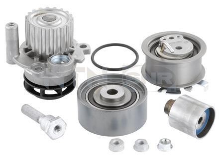 Комплект ГРМ (+ помпа) Golf V/Octavia/Audi A3/Passat 2.0TDI 03-15 SNR NTN KDP457.610