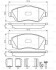 Колодки гальмівні дискові OPEL Combo \'\'R\'\'01 BOSCH 0986494625 (фото 8)