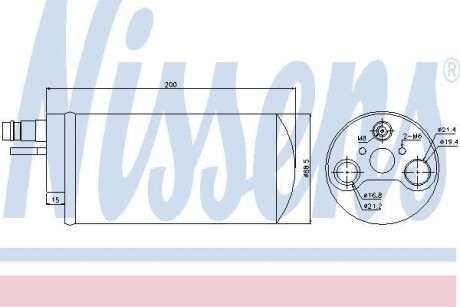 Осушувач кондиціонера Laguna II/Espace 1.6-3.5 i/dCi 05-15 NISSENS 95494