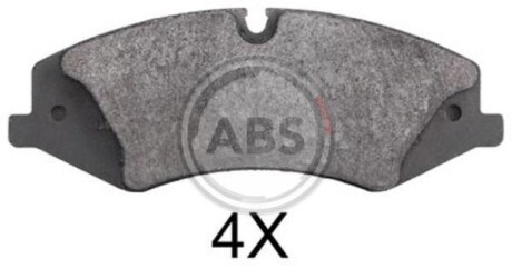 Гальмівні колодки пер. Land Rover Discovery 09- (LUCAS/TRW) A.B.S. 37803