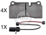 Гальмівні колодки зад. AUDI Q7 (4LB)/R8 06- (BREMBO) A.B.S. 37986 (фото 1)